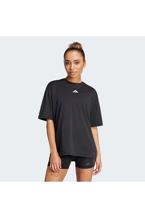 تیشرت اسپرت مشکی زنانه اورسایز adidas - کد 894534650