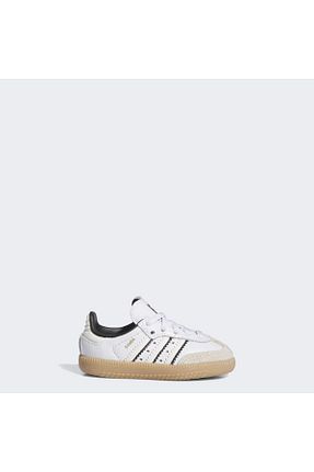 کفش اسنیکر سفید بچه گانه پارچه ای adidas - کد 849017964