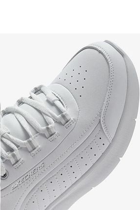 کفش اسنیکر سفید زنانه بند دار Skechers - کد 861022185