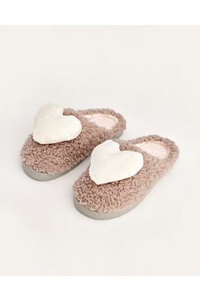 دمپائی خانگی طوسی زنانه پاشنه کوتاه (1 - 4 سانتی متر) Chirpy - کد 475186743