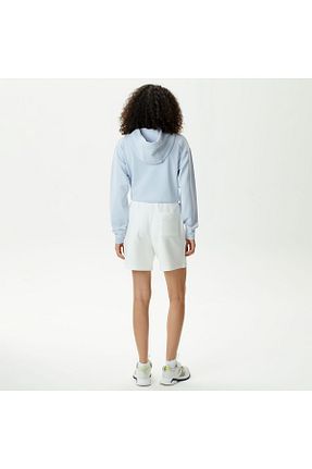 شلوارک و برمودا سفید زنانه رگولار Lacoste - کد 890618080