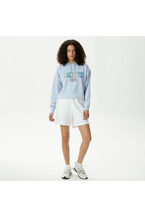 شلوارک و برمودا سفید زنانه رگولار Lacoste - کد 890618080