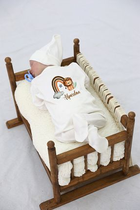 بعد از زایمان سفید بچه گانه پنبه ای butikbebecik - کد 828323719