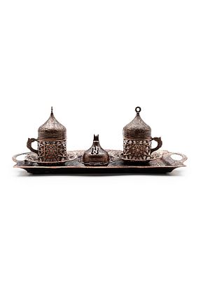 فنجان قهوه بژ 2 نفره ANTEPSEPETİ - کد 780600042