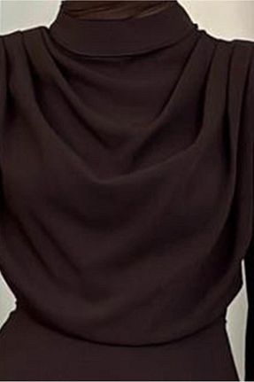 لباس حجاب قهوه ای زنانه رگولار TRENDTESETTÜR - کد 891693777