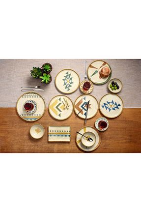 سرویس قهوه خوری بژ 6 نفره Porland - کد 302223272