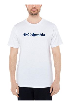 تیشرت سفید مردانه یقه دوچرخه Columbia - کد 707487083