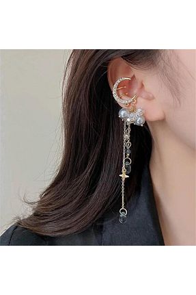 گوشواره جواهر طلائی Pelin Aksesuar - کد 833297566