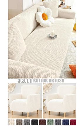 کاور مبل بژ جاکار etleshome - کد 834203163