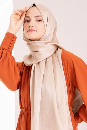 شال بژ زنانه پلی استر JAWEL - کد 773603442