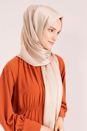 شال بژ زنانه پلی استر JAWEL - کد 773603442