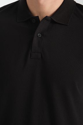 تیشرت مشکی مردانه اسلیم فیت Frappoli - کد 889637767