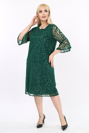 لباس سایز بزرگ سبز زنانه پلی اورتان modayız - کد 286582654