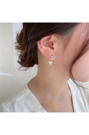گوشواره جواهر طلائی Pelin Aksesuar - کد 833295387
