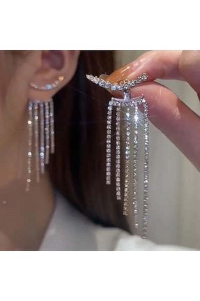 گوشواره جواهر سنگ Pelin Aksesuar - کد 830964981