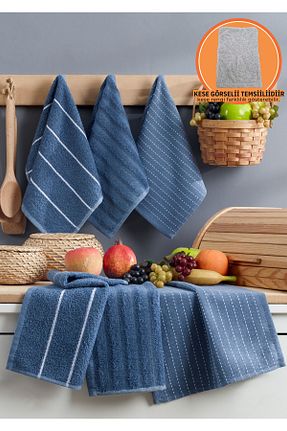حوله سرمه ای پنبه ای Rebeka Home Collection - کد 845711806