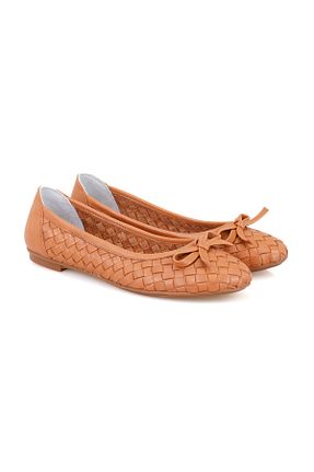 بابت قهوه ای زنانه چرم خالص Desa - کد 820655193
