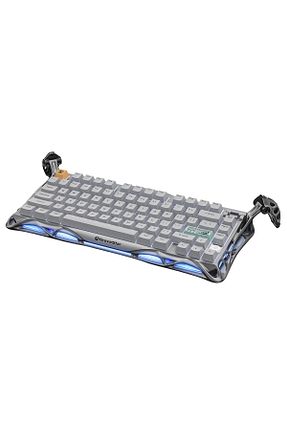 کیبورد گیمر طوسی Gravastar - کد 891699934