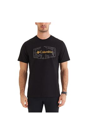 تیشرت مشکی مردانه یقه دوچرخه Columbia - کد 827938502