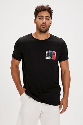 تیشرت مشکی مردانه رگولار Bad Bear - کد 822149712