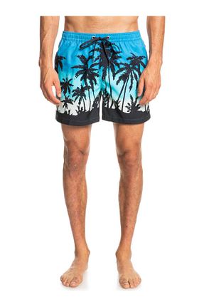 شلوارک ساحلی آبی مردانه پنبه ای Quiksilver - کد 269496562