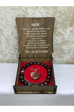 دستبند جواهر مشکی زنانه سنگ طبیعی grs oyuncak - کد 363761218