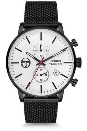 ساعت مچی سفید مردانه استل (فولاد) Sergio Tacchini - کد 3244346