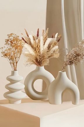 اجسام تزئینی و بیبلو سفید Alçı rufhomedesign - کد 887501596