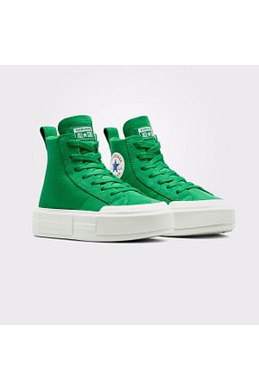 کفش اسنیکر سبز زنانه بند دار Converse - کد 865350243
