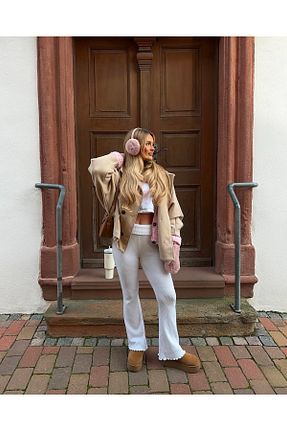 کلاه پشمی صورتی زنانه پلی استر Lupin - کد 890037858