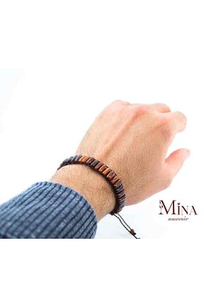 دستبند جواهر طوسی زنانه سنگ طبیعی Mina Souvenir - کد 890667208