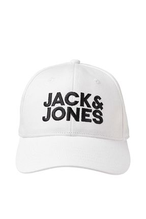 کلاه سفید مردانه Jack & Jones - کد 797353959