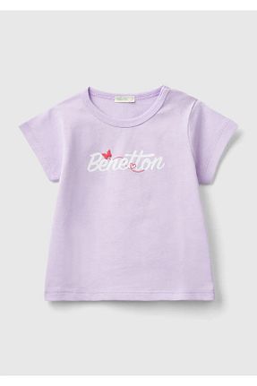 تیشرت بنفش بچه گانه رگولار United Colors of Benetton - کد 846365983
