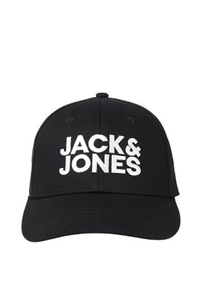 کلاه مشکی مردانه پنبه ای Jack & Jones - کد 797352868
