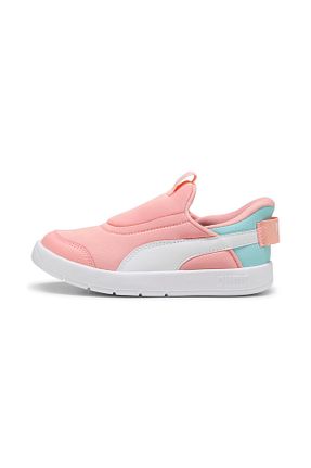کفش اسنیکر صورتی بچه گانه بند دار Puma - کد 886839984