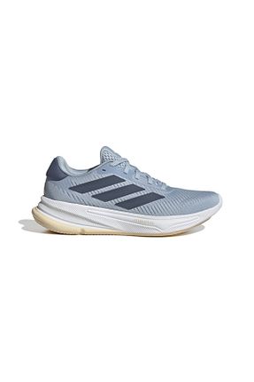 کفش اسنیکر آبی زنانه بند دار adidas - کد 887260519
