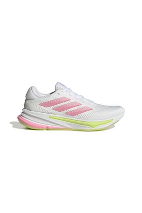 کفش اسنیکر صورتی زنانه بند دار adidas - کد 887260781
