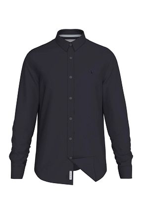 پیراهن سرمه ای مردانه Fitted Calvin Klein - کد 831221132