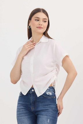 پیراهن سفید زنانه رگولار Rays - کد 888626728