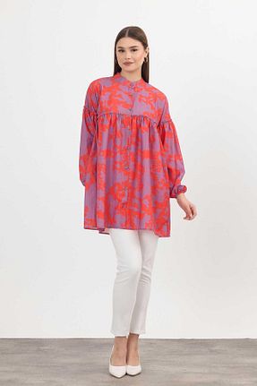 تونیک نارنجی زنانه بافتنی Rays - کد 888625506