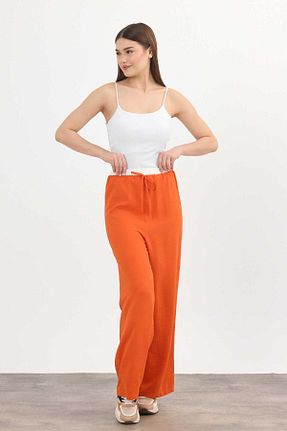 شلوار نارنجی زنانه بافتنی Rays - کد 888624184