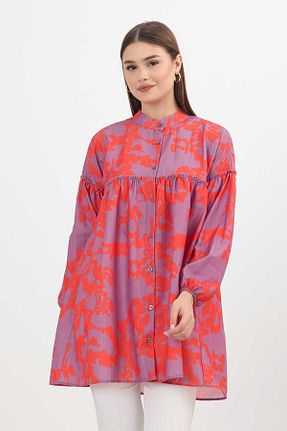 تونیک نارنجی زنانه بافتنی Rays - کد 888625506
