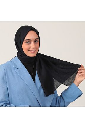 شال سرمه ای زنانه ابریشم ipekistanbul - کد 888632038