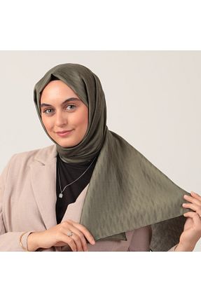شال خاکی زنانه ابریشم ipekistanbul - کد 888639251