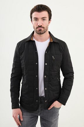 کاپشن مشکی مردانه اسلیم فیت Mcr - کد 888642668