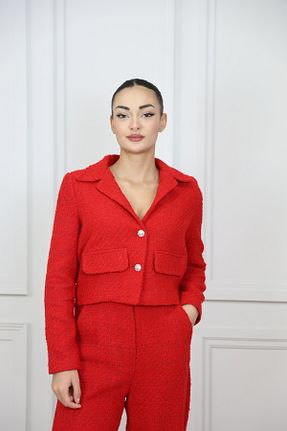ست بالاتنه و پائین تنه قرمز زنانه رگولار Volumex - کد 888634572