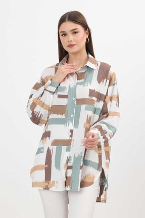 پیراهن سبز زنانه رگولار Rays - کد 888632613