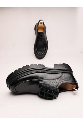 کفش کلاسیک مشکی مردانه چرم خالص İBAY - کد 888655039