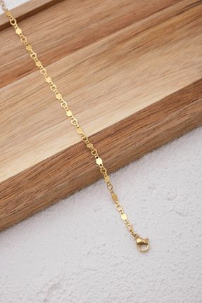دستبند استیل (فولاد) طلائی زنانه استیل ضد زنگ ESBAFLOR - کد 888654540