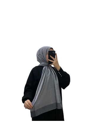 شال طلائی زنانه پنبه ای Aker - کد 888645173